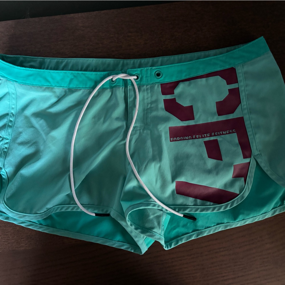 Rebook Teal and Maroon Athletic shorts